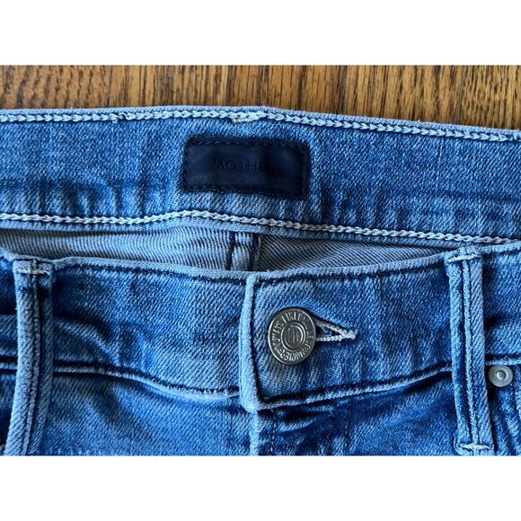 Mother Denim Blue Rascal Ankle Chew Jeans Women's Size 30 - Picture 3 of 12